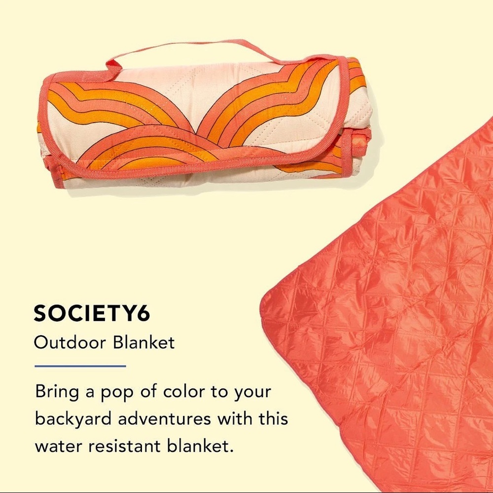 Super Trendy Society6 Picnic Blanket